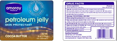 Principal Display &amp; Drug Fact (Petroleum Jelly Cocoa Butter 6oz)
